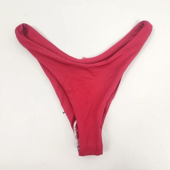 L*Space Cabana Bikini Bitsy Bottom in Lipstick Red Size XS NWOT - Picture 1 of 4